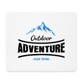 Outdoor Adventure High - Tapis de souris (format paysage) - blanc - Devant