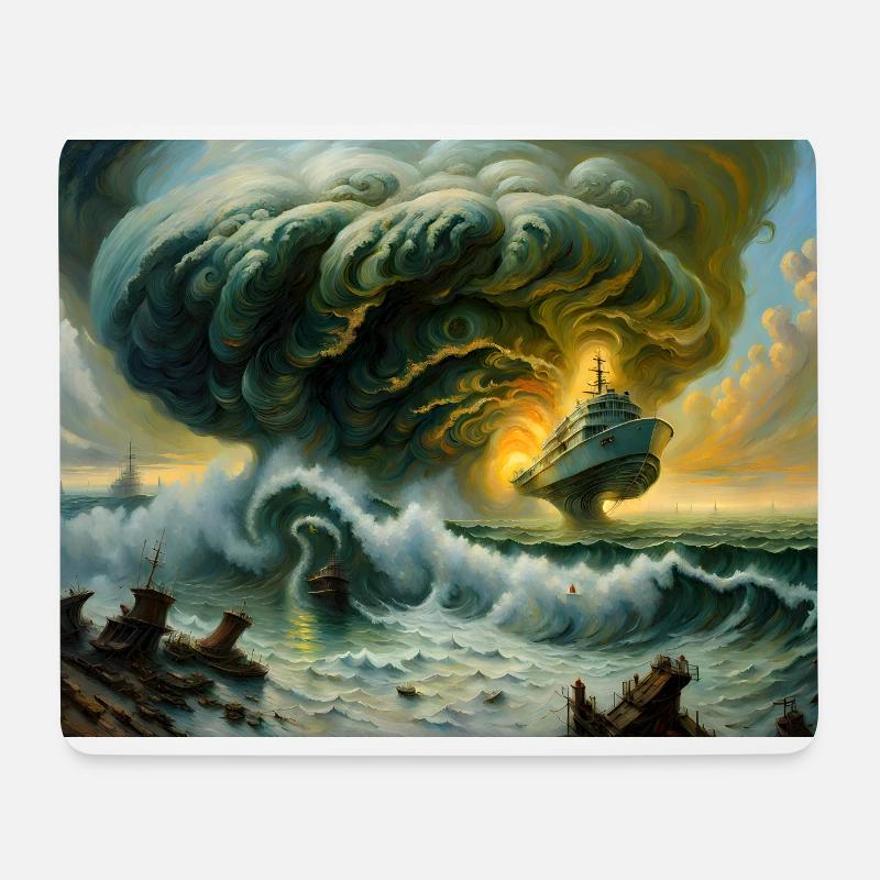 Nature's Fury #5 - Mouse Pad (horizontal) - white