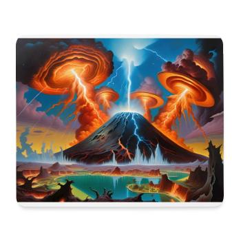 Zorn der Natur #6 - Mousepad (Querformat) - Weiß - Vorne