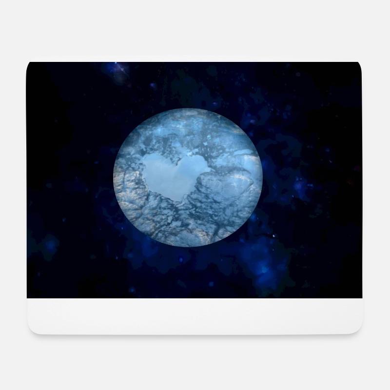 Love in Universe - Mousepad (Querformat) - Weiß
