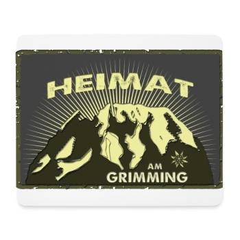 Grimming Heimat - Mousepad (Querformat) - Weiß - Vorne