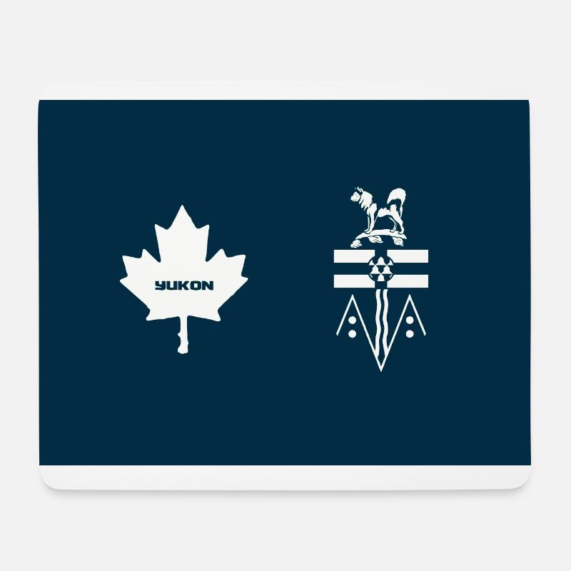 Yukon - Mousepad (Querformat) - Weiß
