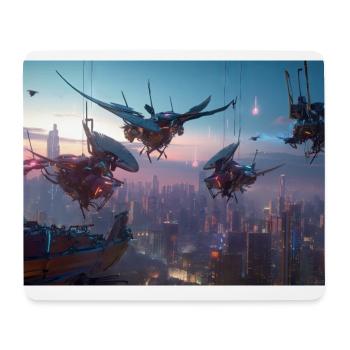 The Future is in Flight - Mouse Pad (horizontal) - white - Front