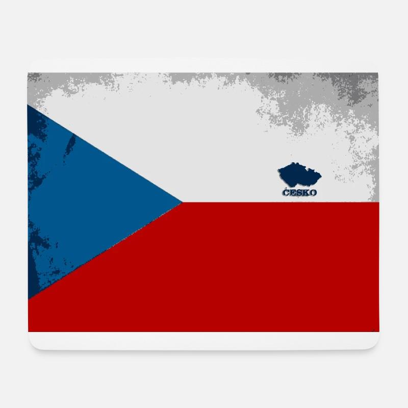 Tschechien - Mousepad (Querformat) - Weiß