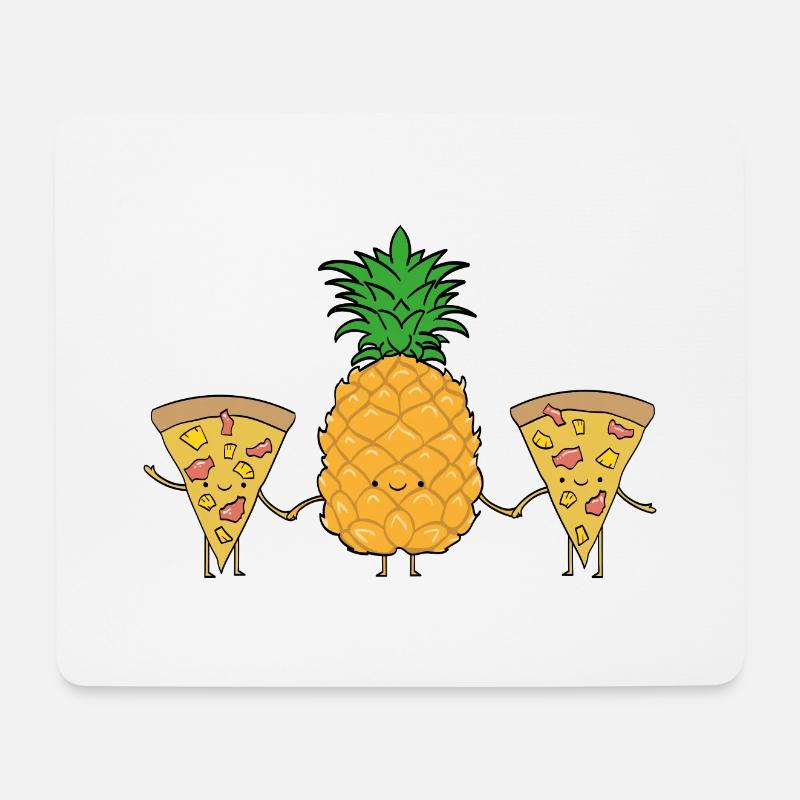 Pizza Hawaii - Lustige Geschenkidee für Pizzafans - Mousepad (Querformat) - Weiß