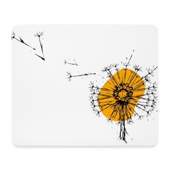 Dandelion - Mouse Pad (horizontal) - white - Front