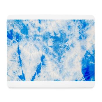 Tie Dye Aquarell Schönes buntes Muster - Mousepad (Querformat) - Weiß - Vorne