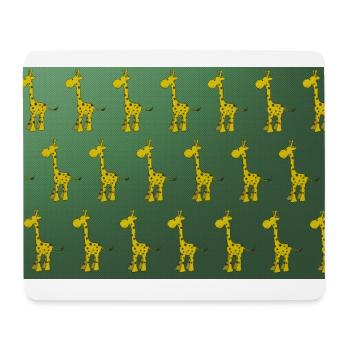giraffe - Mouse Pad (horizontal) - white - Front