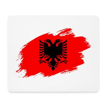 Albania Albanian Flag Flag - Mouse Pad (horizontal) - white - Front
