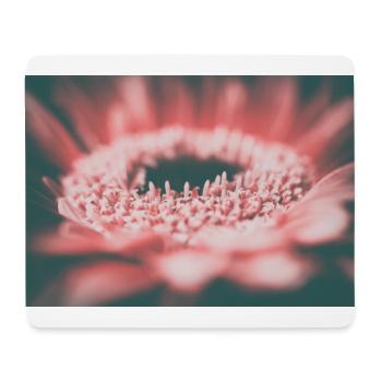 Retro Flowers - Mousepad (Querformat) - Weiß - Vorne