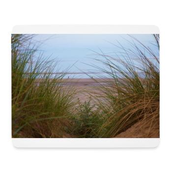 Dünen - Mousepad (Querformat) - Weiß - Vorne