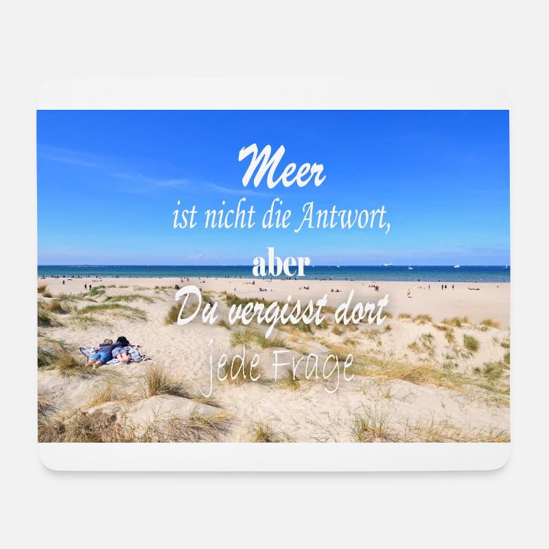 Baltic Sea = Therapy - Mouse Pad (horizontal) - white
