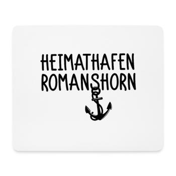 Heimathafen Romanshorn - Mousepad (Querformat) - Weiß - Vorne