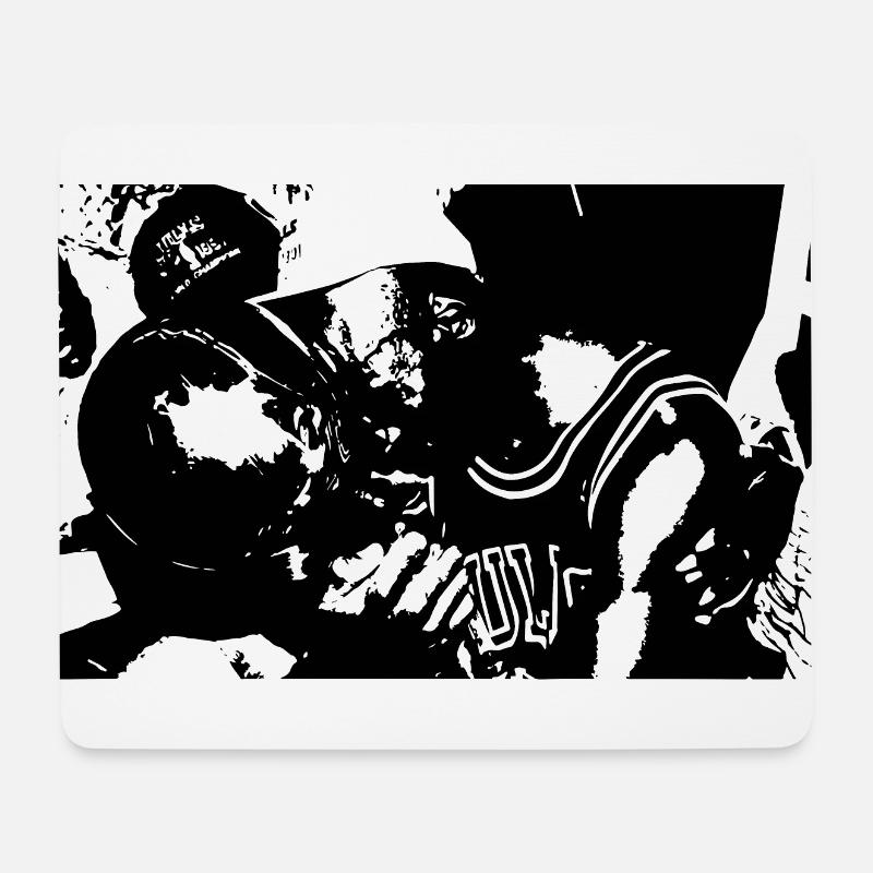 Michael Jordan - Mousepad (Querformat) - Weiß