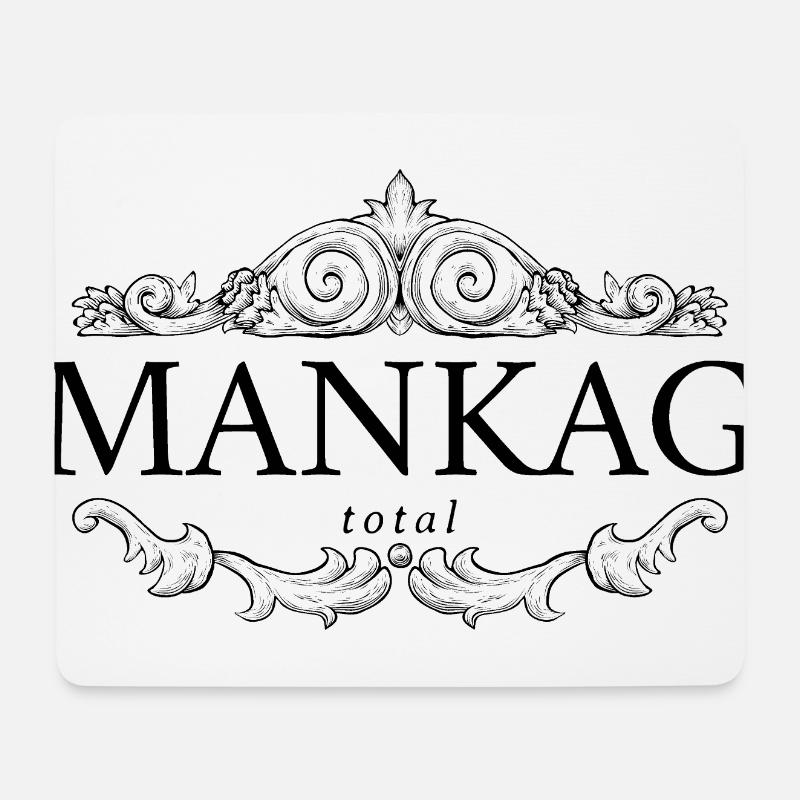 MANKAG - Mousepad (Querformat) - Weiß