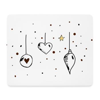 Weihnachten - Mousepad (Querformat) - Weiß - Vorne