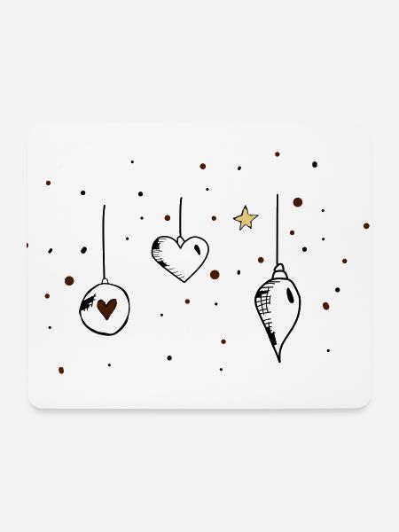Weihnachten - Mousepad (Querformat) - Weiß