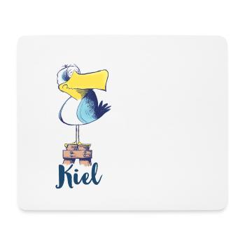 Freche Kiel Möwe - Mousepad (Querformat) - Weiß - Vorne