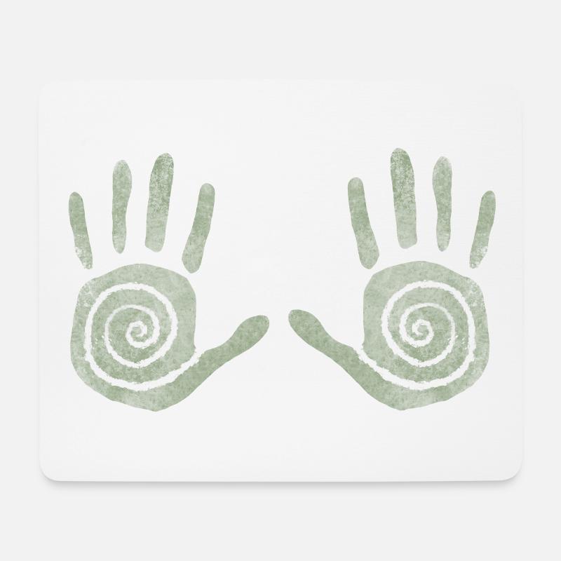 Reiki Hands - Mouse Pad (horizontal) - white