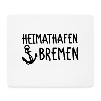 Heimathafen Bremen - Mousepad (Querformat) - Weiß - Vorne