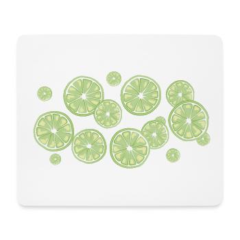 The scent of limes - Mouse Pad (horizontal) - white - Front