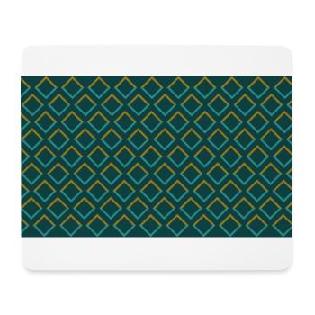 Motif rétro - Tapis de souris (format paysage) - blanc - Devant