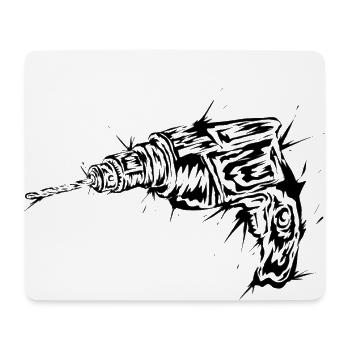 Artisans de machines de forage - Tapis de souris (format paysage) - blanc - Devant