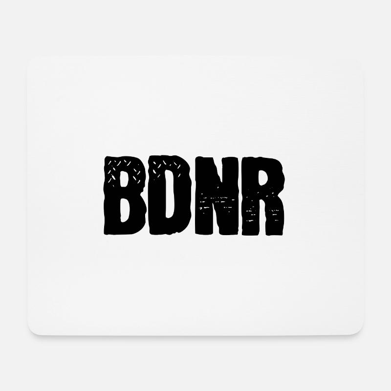 BDNR - Mousepad (Querformat) - Weiß