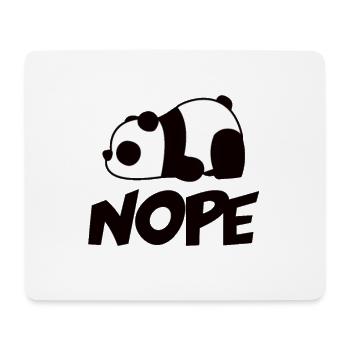 Pas panda aujourd'hui - Tapis de souris (format paysage) - blanc - Devant