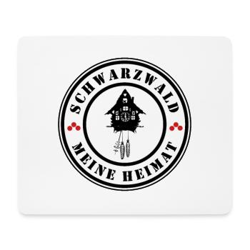 Schwarzwald meine Heimat - Mousepad (Querformat) - Weiß - Vorne