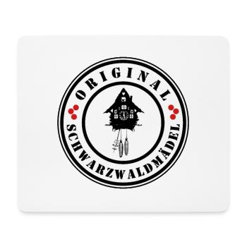 Original Schwarzwaldmädel - Mousepad (Querformat) - Weiß - Vorne