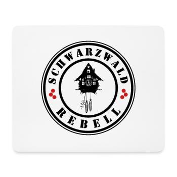 Schwarzwald Rebell - Mousepad (Querformat) - Weiß - Vorne