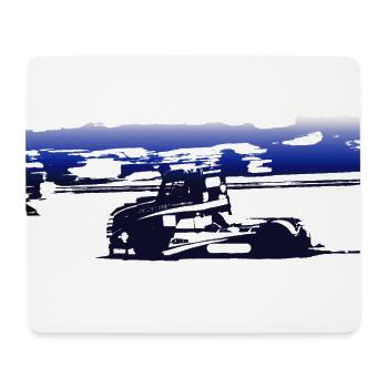 Rennwagen - Mousepad (Querformat) - Weiß - Vorne