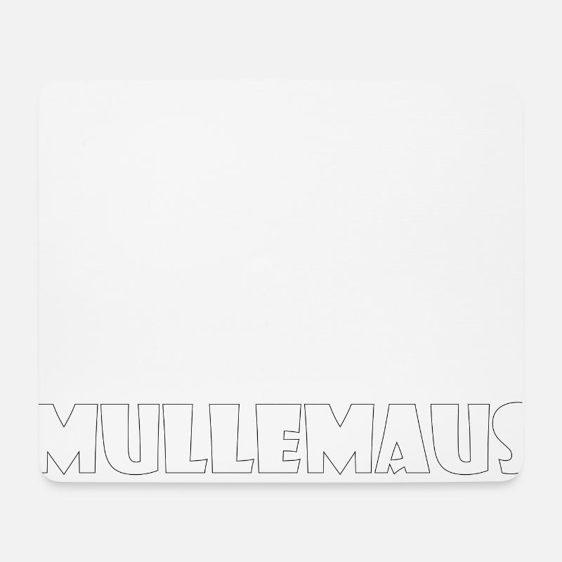 Kosename Mullemaus Geschenkidee - Mousepad (Querformat) - Weiß