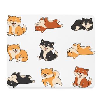 Shiba Inu - Mouse Pad (horizontal) - white - Front