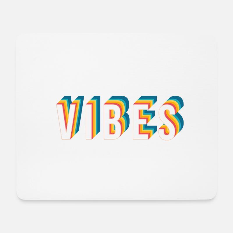 Vibes - Mouse Pad (horizontal) - white