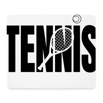 Cadeau pour les joueurs de tennis - Tapis de souris (format paysage) - blanc - Devant