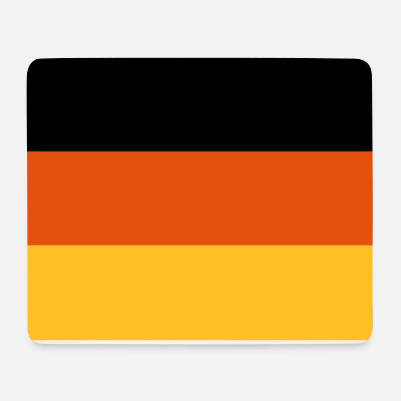 Deutschland Flagge Fahne Germany - Mousepad (Querformat) - Weiß