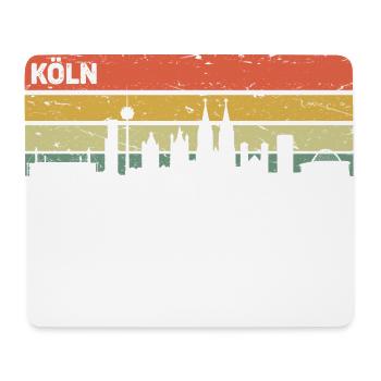 Köln Kölner Dom Skyline Stadt Dom Kölsch Kölle - Mousepad (Querformat) - Weiß - Vorne