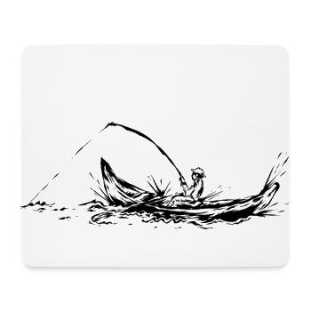 Fishing Anglers - Mouse Pad (horizontal) - white - Front