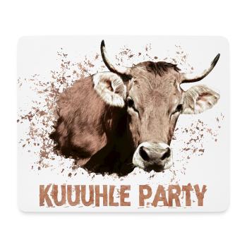 lustige Sprüche Party Feier Funshirt Landwirt Kuh - Mousepad (Querformat) - Weiß - Vorne