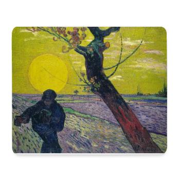 Vincent van Gogh - Semeur au soleil couchant - Tapis de souris (format paysage) - blanc - Devant