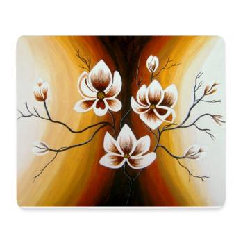 Magnolias - Acrylic - Mouse Pad (horizontal) - white - Front