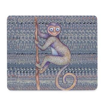 Sifaka - Mouse Pad (horizontal) - white - Front