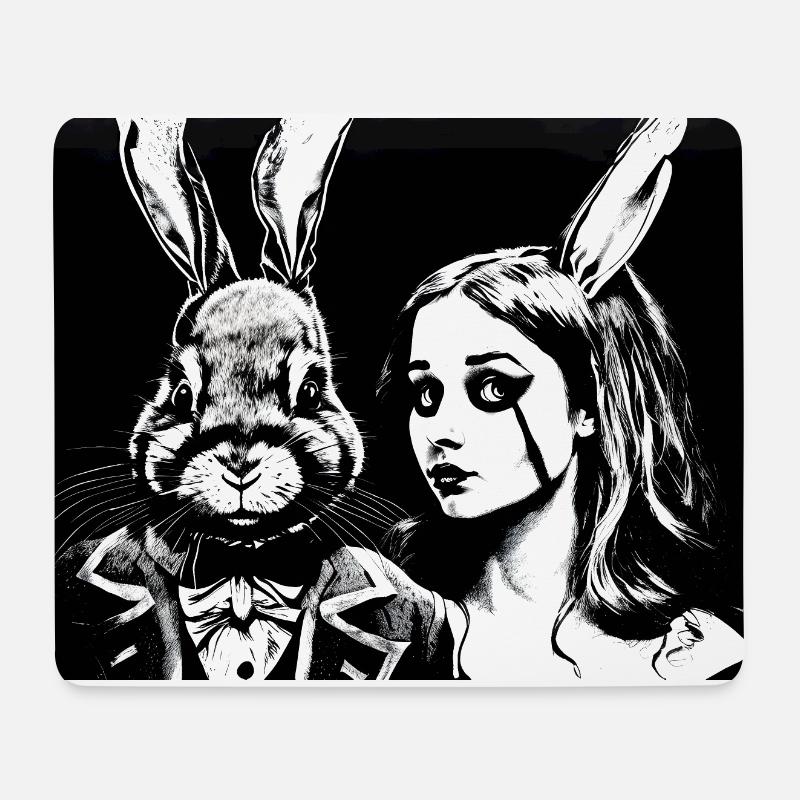 Alice #2 - Mouse Pad (horizontal) - white