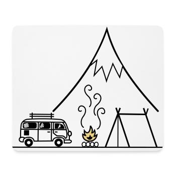 Campfire Camping Trip - Mouse Pad (horizontal) - white - Front
