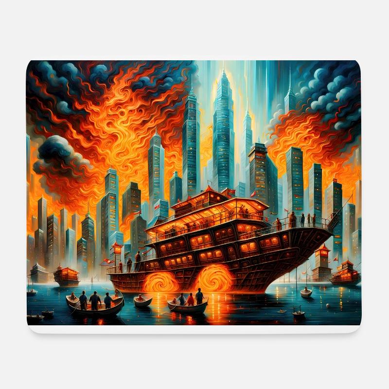 Zorn der Natur #4 - Mousepad (Querformat) - Weiß