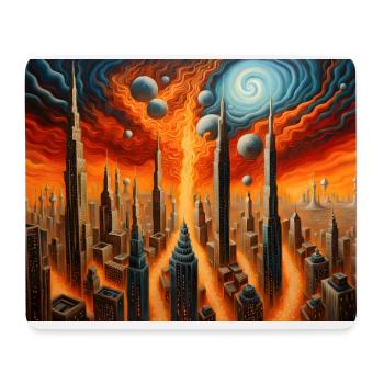 Zorn der Natur #9 - Mousepad (Querformat) - Weiß - Vorne