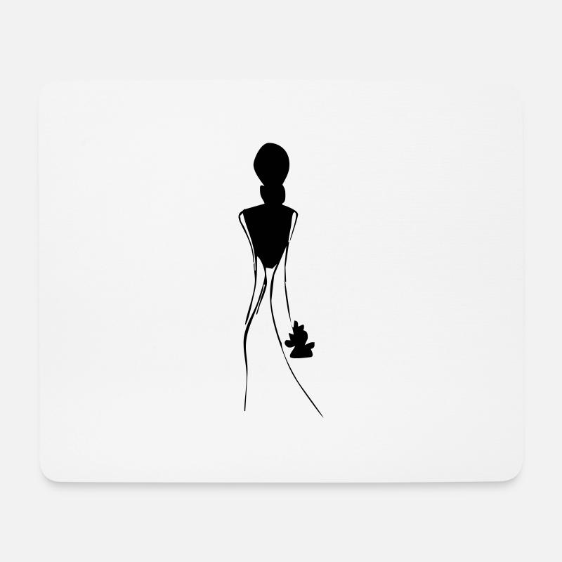 Braut - Mousepad (Querformat) - Weiß