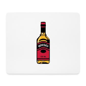 Whiskyflasche - Mousepad (Querformat) - Weiß - Vorne
